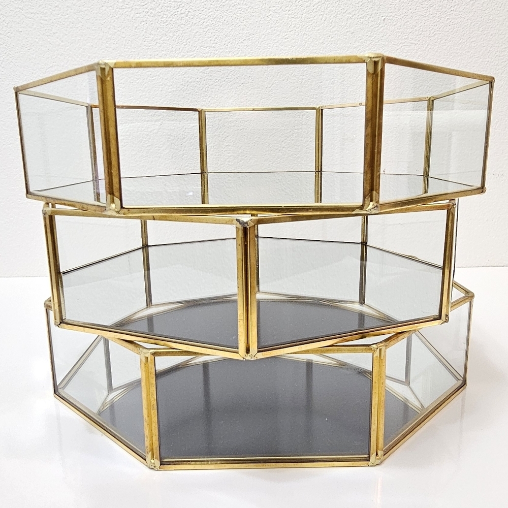 Mirrored Tray - Set of 3 - Picture 9 of 12